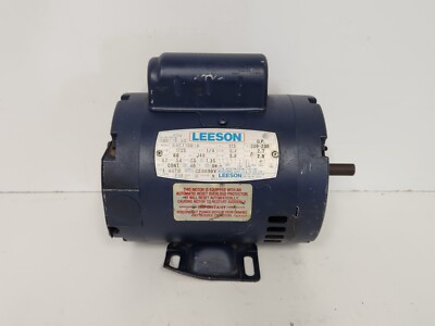 NEW OLD STOCK! LEESON 115V 1/4HP 1725RPM MOTOR A4C17DB1A