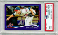 2014 Topps Chrome Craig Kimbrel Purple Refractor PSA 9