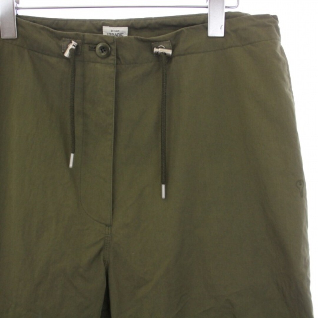 URBANIC NYLON PANTS ZIP FLY L KHAKI BM Used