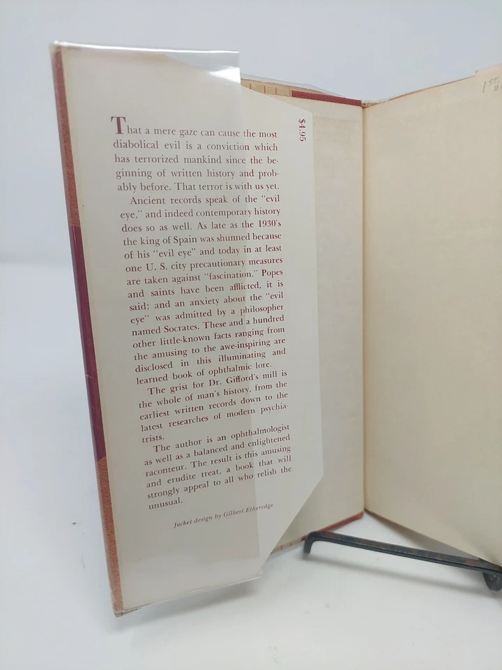 The Evil Eye: Studies in the Folklore of Vision by Edward S. Gifford Jr. 1st/1st - Imagem 4 de 4