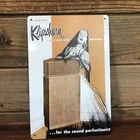Vintage Klipsch Klipschorn Reproduction Tin Metal sign 8"X12" Man-Cave Décor