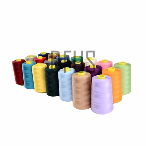 OVERLOCKER SEWING MACHINE THREAD 120s Polyester 5000yrd cones 1,2,4 or 10 cones - Picture 2 of 26