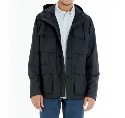 Obey Men's Hooded Parka Road Trip Black Size M NWT Shepard Fairey Andre Star - product listing photo