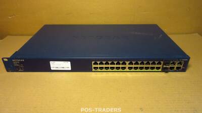 Netgear FS728TP Prosafe Smart PoE Switch 24 PORTS 10/100 2x SFP 4x Gigabit