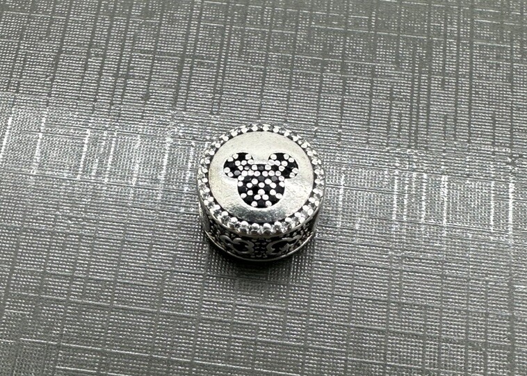 Disney × PANDORA チャーム ラパン Chip N Dale Charm Fits Pandora Bracelets , Mickey Ear Hat
