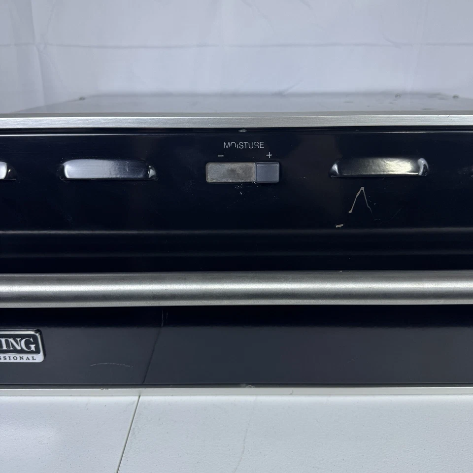 "Horno con cajón de calentamiento Viking Professional 30"" negro 250 grados VEWD102-BK FUNCIONANDO" Foto 3 de 4