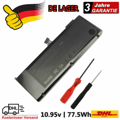 Akku Für Apple Macbook Pro 15'' Unibody A1286 2011-2012 Battery A1382 77.5WH 