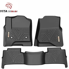 YITAMOTOR Floor Mats for 2015-2020 Chevy Tahoe GMC Yukon TPE Rubber All Weather
