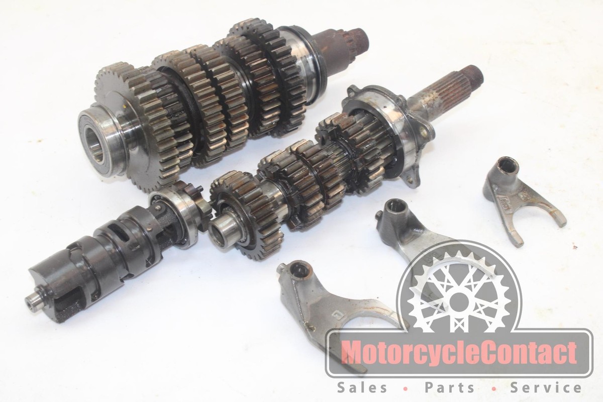 07-08 YAMAHA R1 TRANSMISSION TRANNY GEARS SHAFT SHIFT FORKS