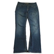 BKE Womens Sabrina Jeans Stretch Bootcut 28 x 33 1/2 Actual Inseam 31" 