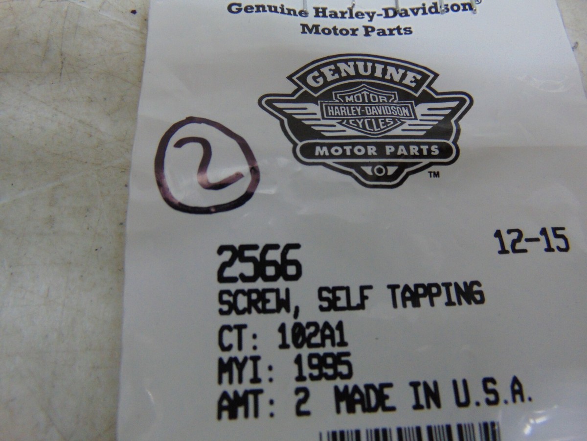 Harley Davidson Screw No. 8-32 x 7/8