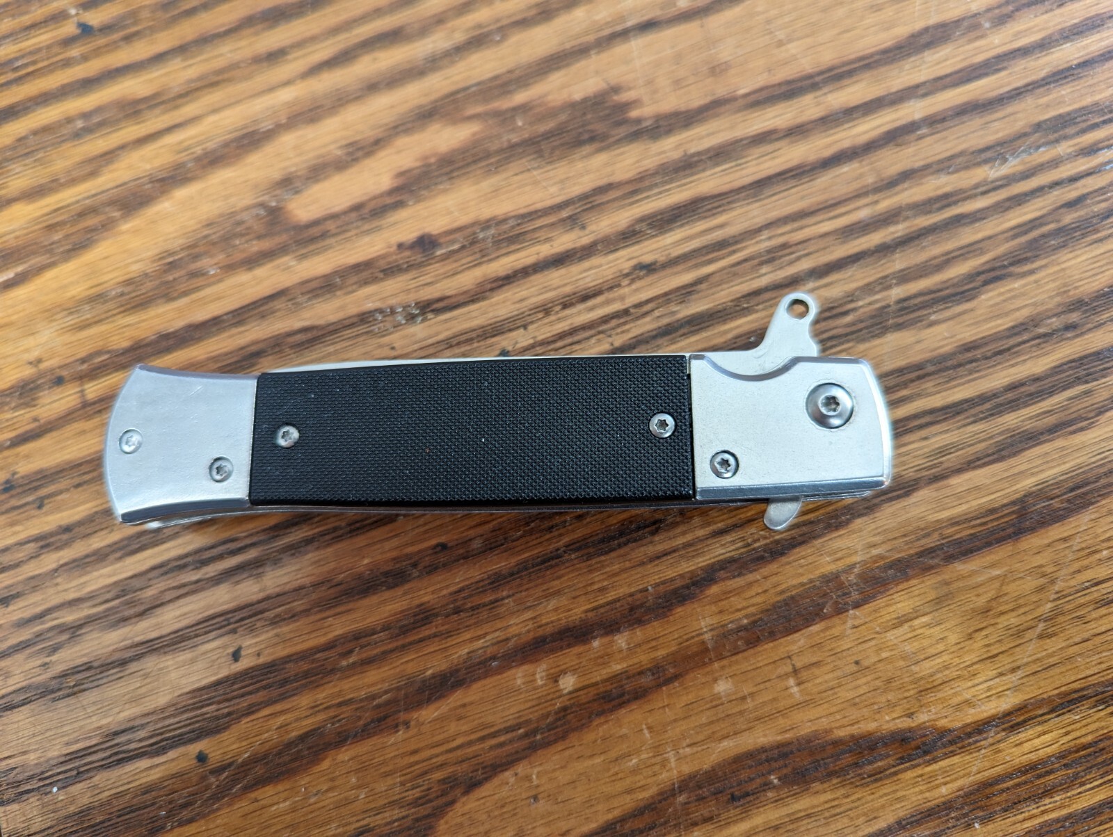 Sog Flash Tanto Knife, RARE Black And Steel 440 Steel Blade Excellent