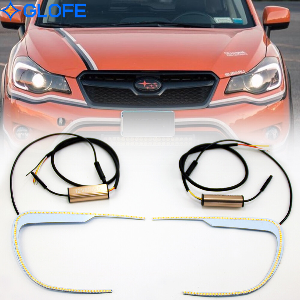 C-Light LED Angel Eye DRL Turn Signal For 2013-2017 Subaru Impreza