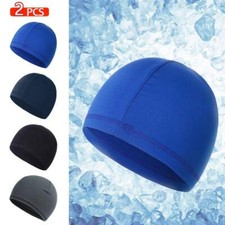 2Pcs Wave Cap for Men Silky Stocking Caps for 360 540 720 Waves Satin Silk Durag