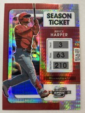 2022 Panini Chronicles Baseball #25 BRYCE HARPER Contenders Optic /299 Prizm