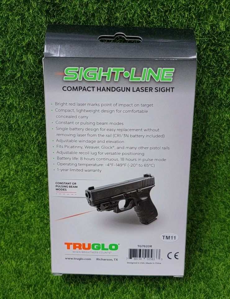 TruGlo Sight-Line Compact RED Laser Mounts to Standard Picatinny Rail - TG7620R - Image 2 of 2