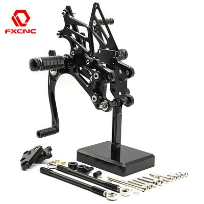 Front Adjusting Footpegs Rearsets Footrests For CBR600RR ABS 2009-2019 18 17 16