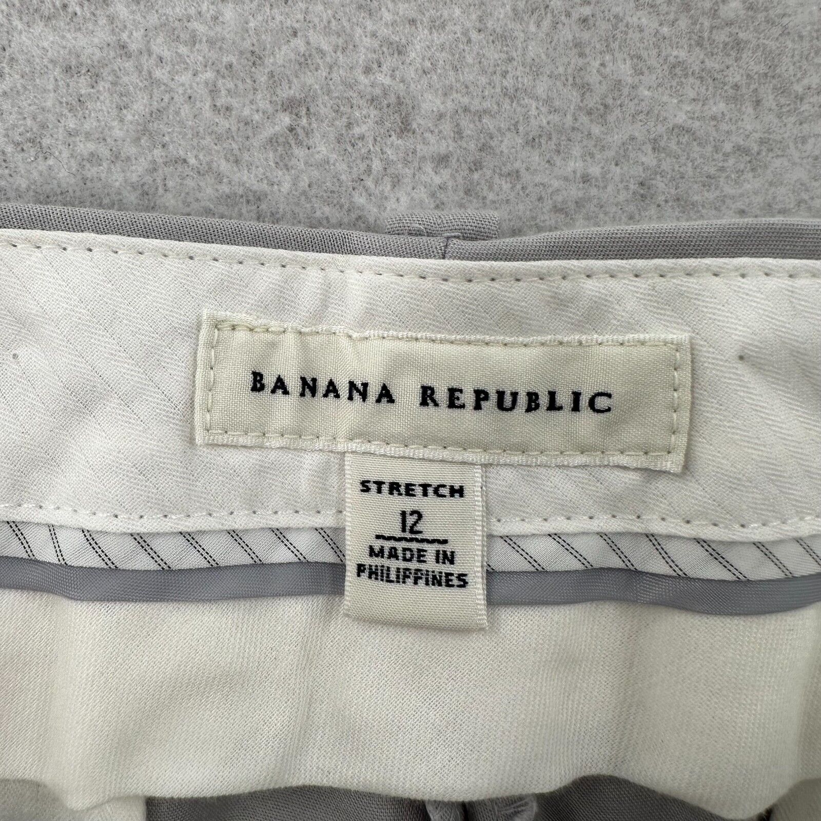 Banana Republic Trouser Shorts Women 12 Gray Dres… - image 12