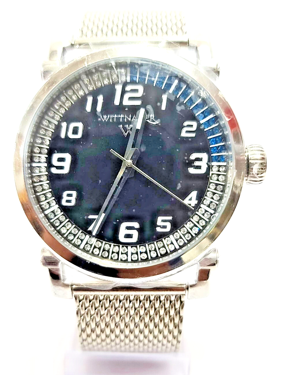 WNXXXX WITTNAUER BLACK DIAL STAINLESS STEEL MEN'S WATCH MW5-29 | eBay