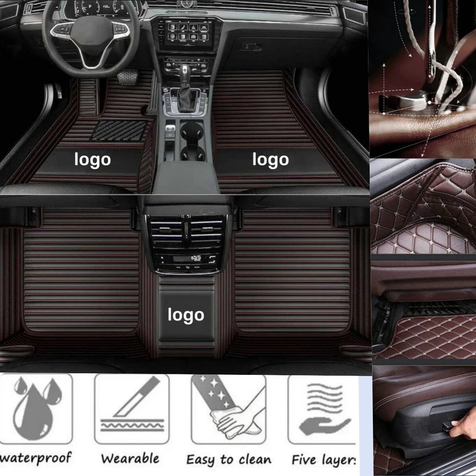 Alfombrillas impermeables para coche Mercedes-Benz Clase C 2009-2025 Foto 2 de 4