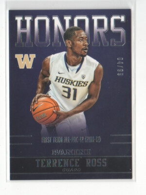 2016 Panini Collegiate Washington Honors Silver Terrence Ross /99 - Flat S/H