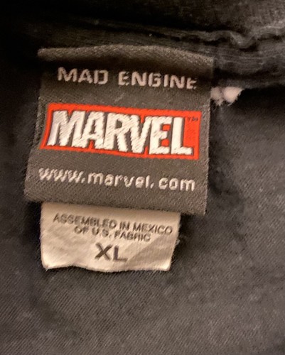 VINTAGE Marvel Mad Engine Hulk Shirt TShirt Erwachsene XL Herren schwarz - Bild 4 von 5