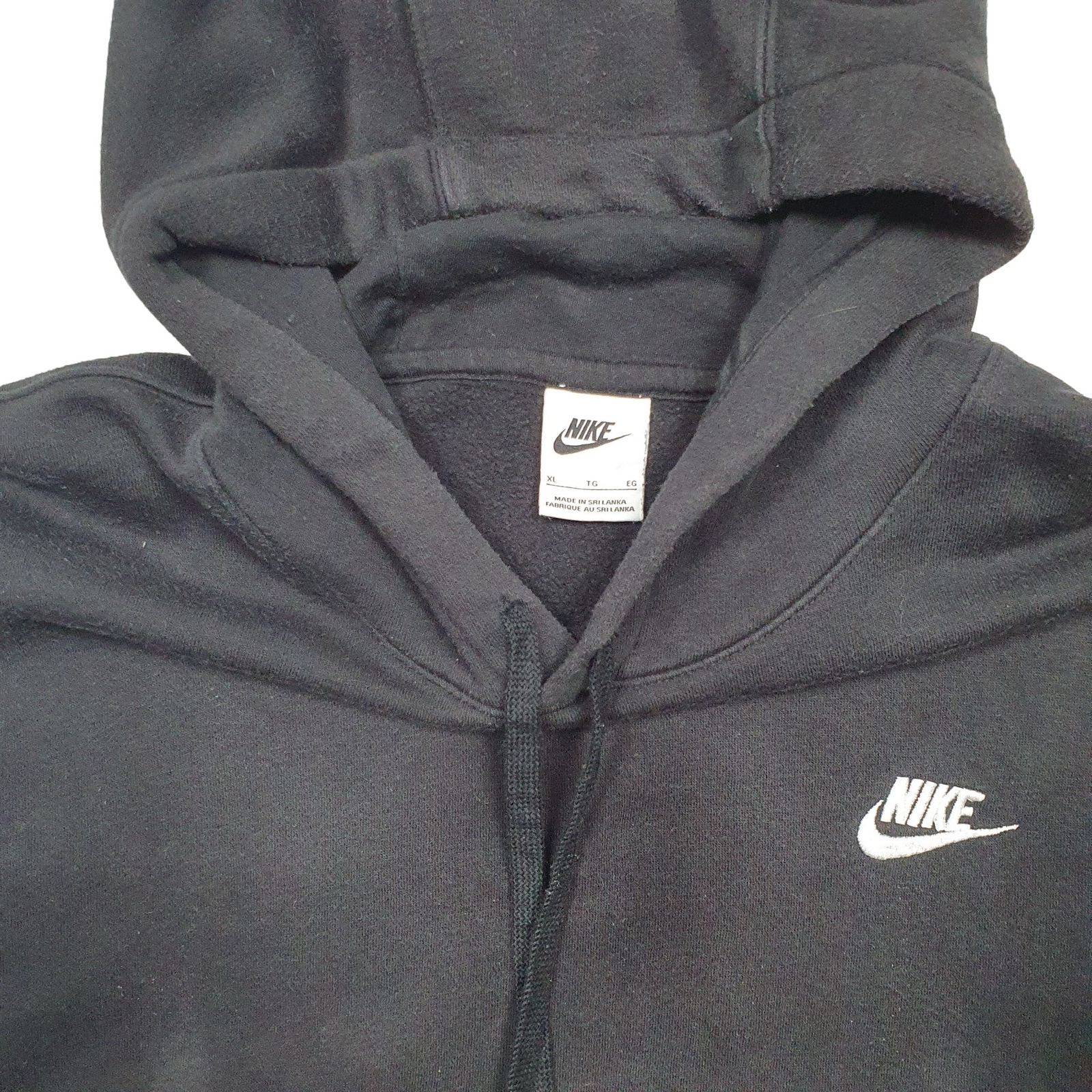 NIKE Hoodie Cotton Jumper Sweatshirt Mens XL image 2