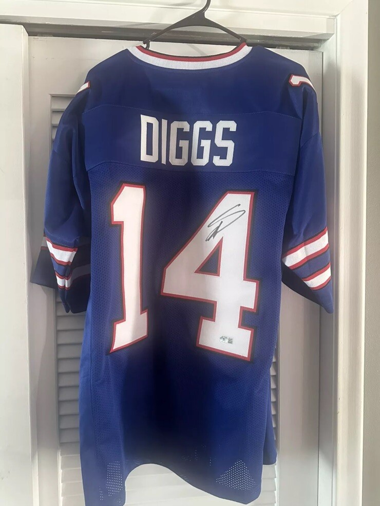 Stefon Diggs Autographed Signed Buffalo Bills Jersey with Beckett Authentication -Sz XL 