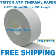 (1) ATM 2-3/8" x 850' THERMAL RECEIPT PAPER ROLL  ~FAST FREE SHIPPING~