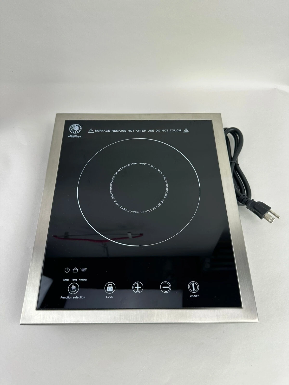 Royal Prestige Induction Cooktop PR1037 SS-2014 120V 60Hz 1800W