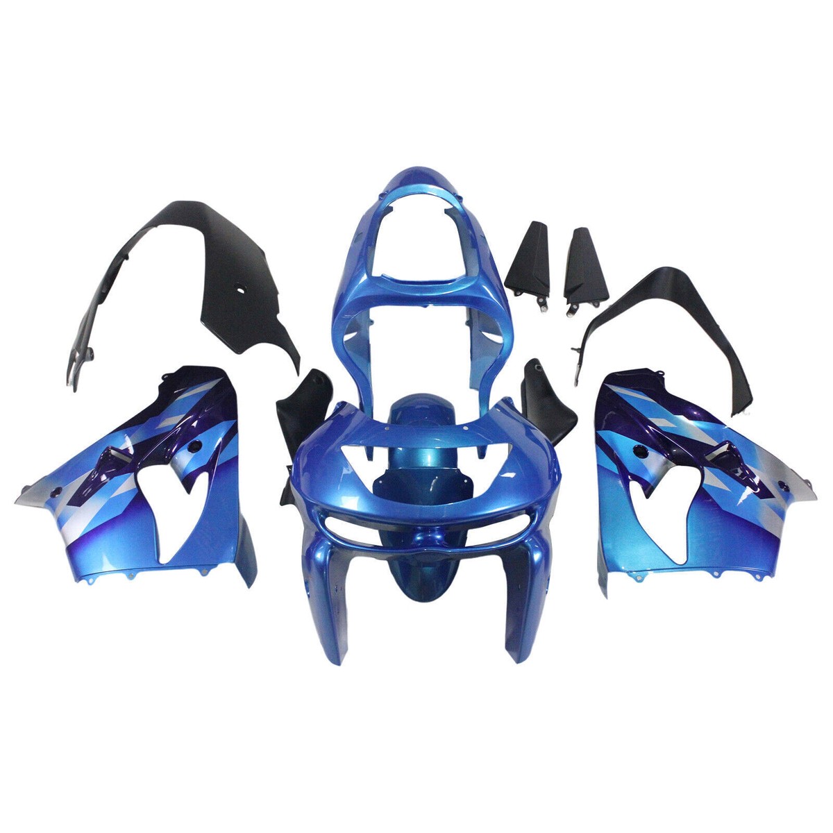 専用BODY DESIGN Blue Fairing Body Kit For 1998 1999 Kawasaki Ninja ZX-9R ZX900