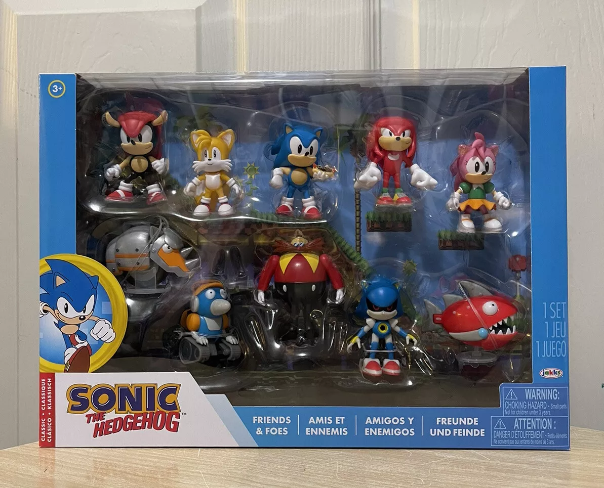 Sonic the Hedgehog Friends & Foes 2.5 Action Figure Set - 10pk