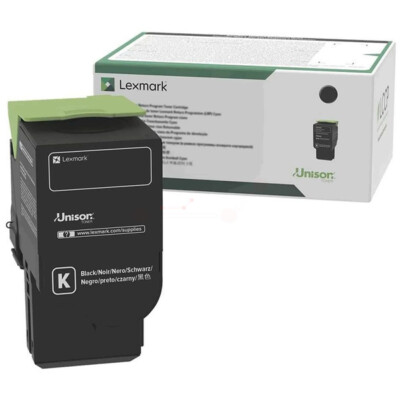 Lexmark 78C20K0 Toner-Kit schwarz return program, 2.000 Seiten für Lexmark CS