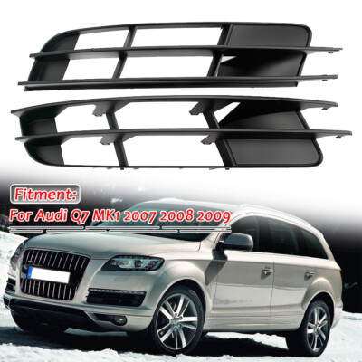 For Audi Q7 2007 2008 2009 Front Left Right Lower Bumper Grille Fog Light Cover