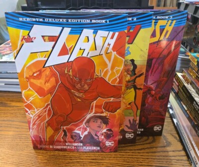 The Flash: Rebirth Deluxe Edition Books 1 - 3 DC Vol 1 2 3 Hardcover