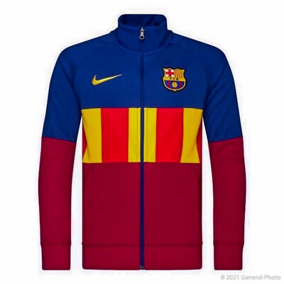 2020 Men's Nike FC Barcelona Track Jacket [CV4658-455/Medium] | eBay