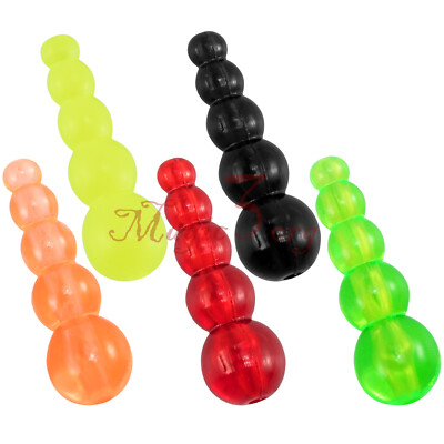 50/100/250PCS Stacked Fishing Beads Lures Making Supplies