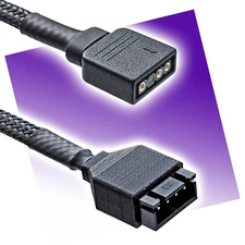 Motherboard Standard ARGB 3-pin 5V to NZXT RGB Fan Adapter