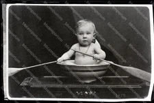 Baby Portrait 5" x 8" Brown Brothers Vintage Negative E131