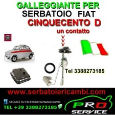 Galleggiante livello carburante Fiat 500 cinquecento D con guarnizione