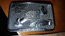 INDY 500 INDIANAPOLIS 500 PREMIER BELT BUCKLE "25 YEARS AT INDY"