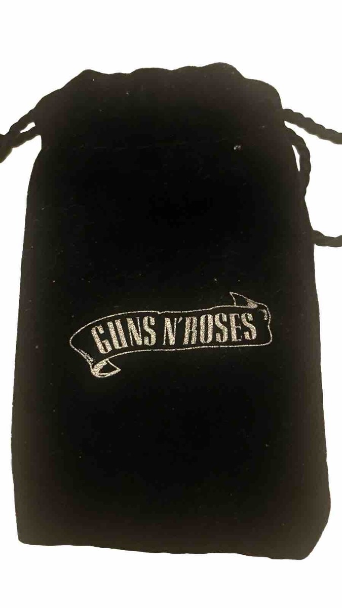 NEW 2023 Guns N' Roses VIP Logo Bracelet in Black Velour