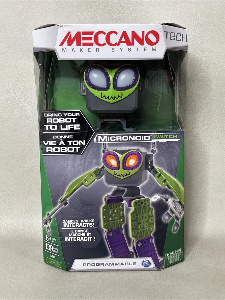 Meccano Tech Micronoid Switch Programmable Robot Kit New Sealed - Image 2 of 4
