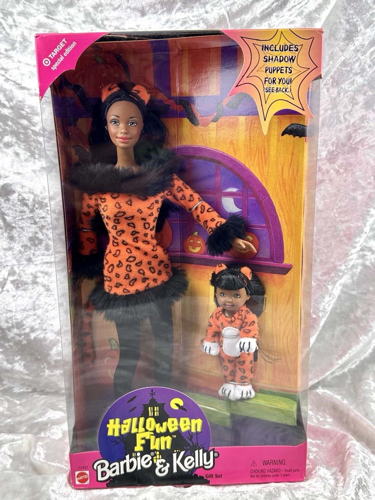Halloween Fun African American Barbie & Kelly Dolls 1998 Read Description NRFB