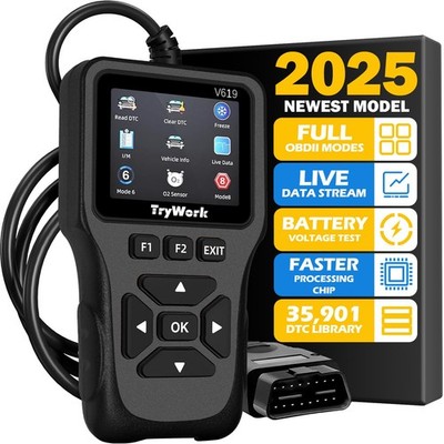 TryWork OBD2 Scanner Diagnostic Tool, Check Engine Code Reader