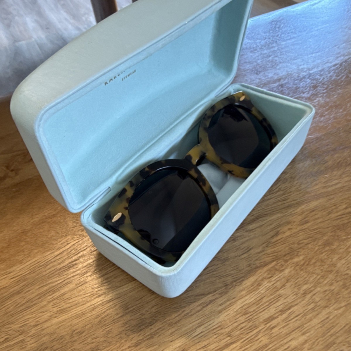 Karen Walker Round Tortoise Shell Sunglasses Lightweight  display picture 2