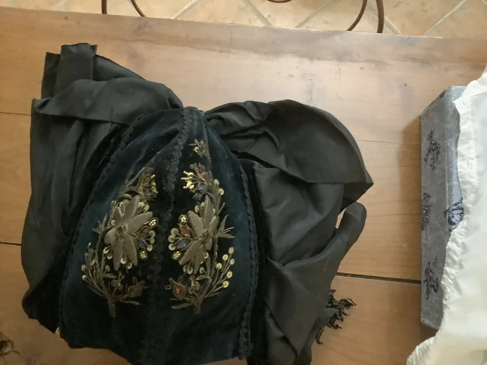 Coiffe Ancienne Alsacienne Enfant. ALSACE art Populaire Bonnet  - Photo 3/3