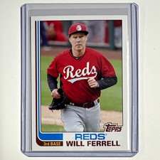 Topps 2015 Archives Will Ferrell Rookie Insert #WF-6 Cincinnati Reds MLB Card. rookie card picture