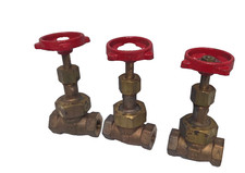 Qty3 Milwaukee 590 1/4" FNPT Bronze Globe Valve, Rising Stem, 150 WSP 300 WOG