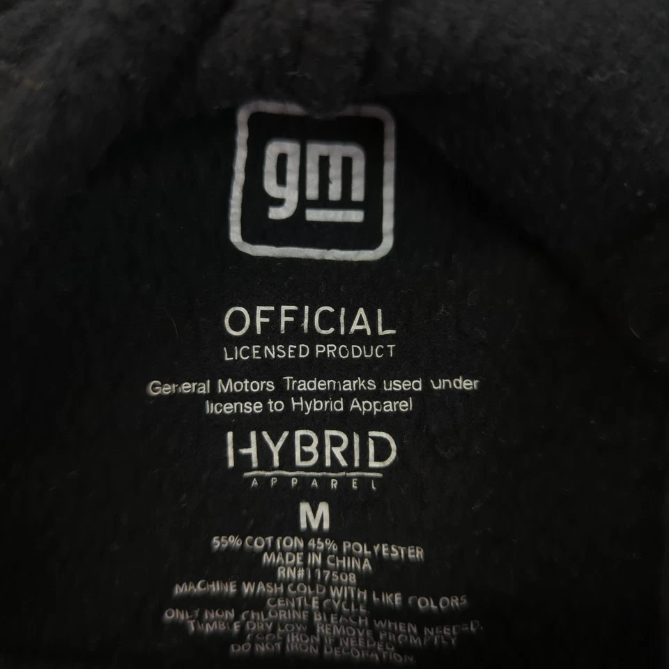 Sudadera con Capucha Chevrolet Racing Para Hombre Mediana Negra Verde Neón Llamas Cremallera Completa GM Hyrbrid Foto 2 de 4